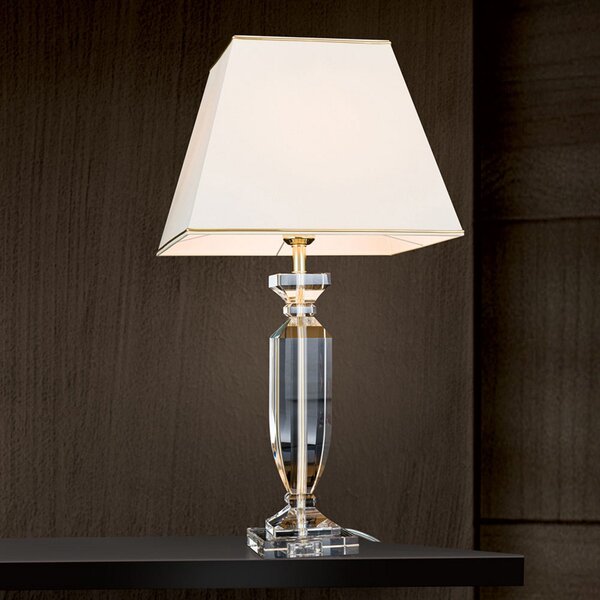 ORION Trofej stolne lampe s kristalnim zlatom/krem, Bež, Dnevni boravak/blagovaonica, Kristal