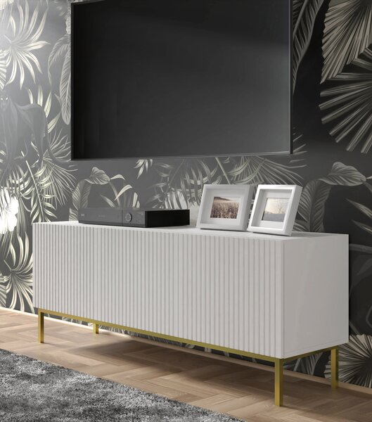 TV stolić/ormarić 3D 150 Rowanna (bijela + crna)