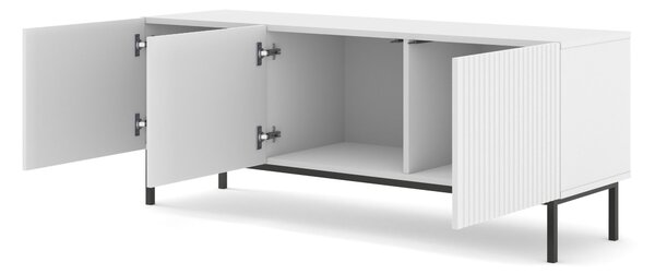 TV stolić/ormarić 3D 150 Rowanna (bijela + crna)