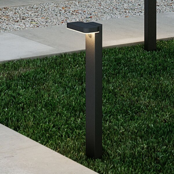 Nordlux Rica Square LED solarna staza, kvadratna, Crno, Metal, Vanjski reflektor/šiljak za tlo