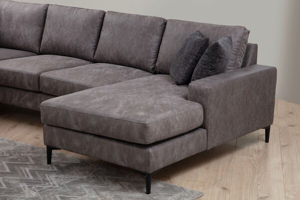 Atelier Del Sofa Kutna garnitura, Antracit, Porto Corner (EOT-C-02-CHL) - Anthracite