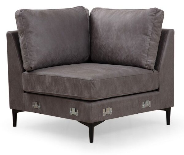 Atelier Del Sofa Kutna garnitura, Antracit, Porto Corner (EOT-C-02-CHL) - Anthracite