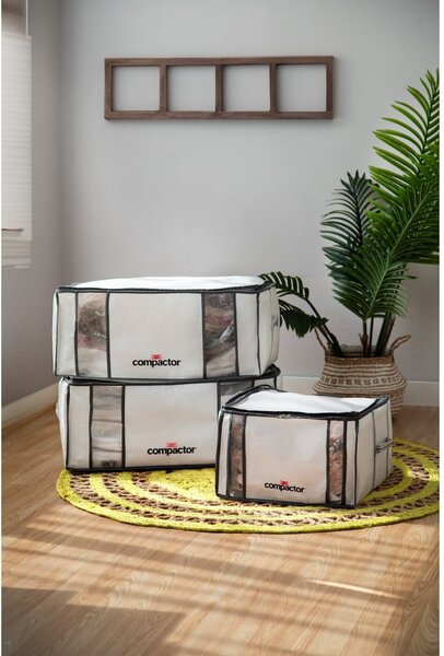 Vakuumska/ojačana tekstilna kutija za pohranu odjeće 42x25x25 cm Life – Compactor