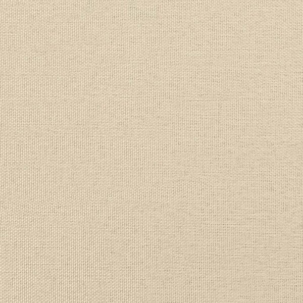 Okvir kreveta s uzglavljem Dover krem 90x200cm od tkanine - Krema / 90 x 200 cm