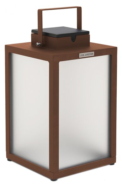 LED solarna lampa Tradition , corten, visina 40 cm
