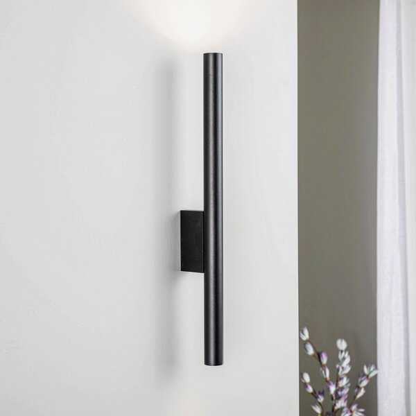 Nowodvorski Lighting Zidna svjetiljka Laser, crna, prigušiva, Crno, Dnevni boravak/blagovaonica, Metal