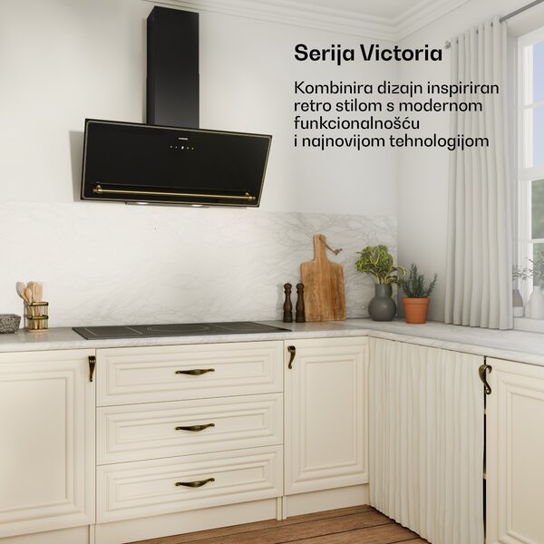 Klarstein Victoria 5 Flex, indukcijska ploča, ugradbena, 7400W, 2 Flex zone, timer