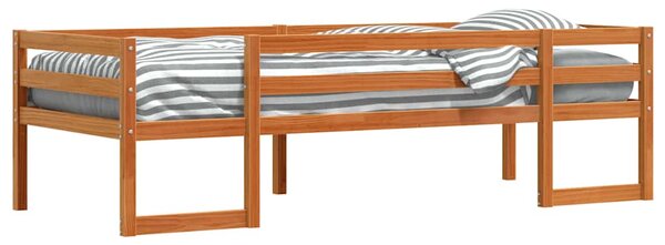 Okvir za dječji krevet voštano smeđi 90 x 200 cm borovina - Smeđa / 90 x 200 cm