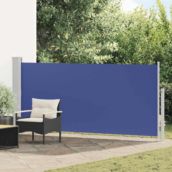 Uvlačiva bočna tenda 140 x 300 cm plava - Plava / 140 x 300 cm