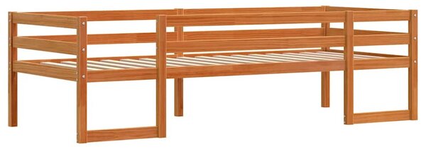 Okvir za dječji krevet voštano smeđi 90 x 200 cm borovina - Smeđa / 90 x 200 cm