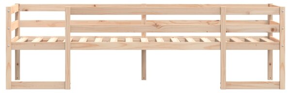 Okvir za dječji krevet 75 x 190 cm od masivne borovine - Smeđa / 75 x 190 cm