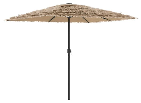 Vrtni suncobran s čeličnom šipkom smeđi 248x248x248 cm - Smeđa / 248 x 248 x 248 cm