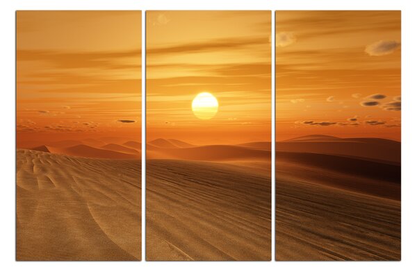 Slika na platnu - Zalazak sunca u pustinji 1917B (90x60 cm )