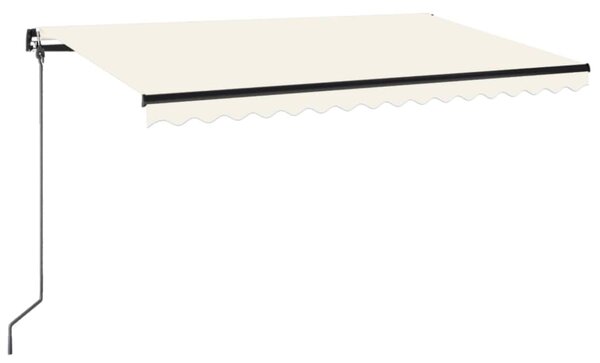 Tenda na ručno uvlačenje 400 x 350 cm krem - Krema / 400 x 350 cm