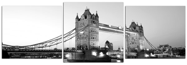 Slika na platnu - Tower Bridge - panorama 530ČD (90x30 cm)