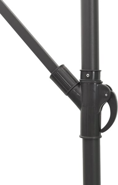 Vrtni suncobran s drvenim stupom zeleni 269x269x235 cm - Zelena / 269 x 269 x 235 cm
