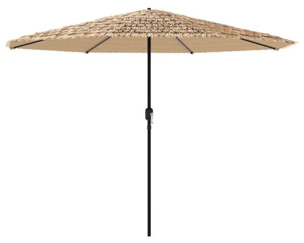 Vrtni suncobran s čeličnom šipkom smeđi 388x388x248 cm - Smeđa / 388 x 388 x 248 cm