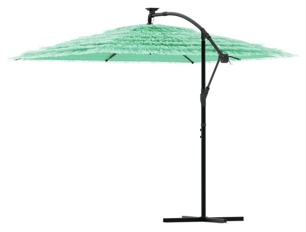 Vrtni suncobran s drvenim stupom zeleni 269x269x235 cm - Zelena / 269 x 269 x 235 cm