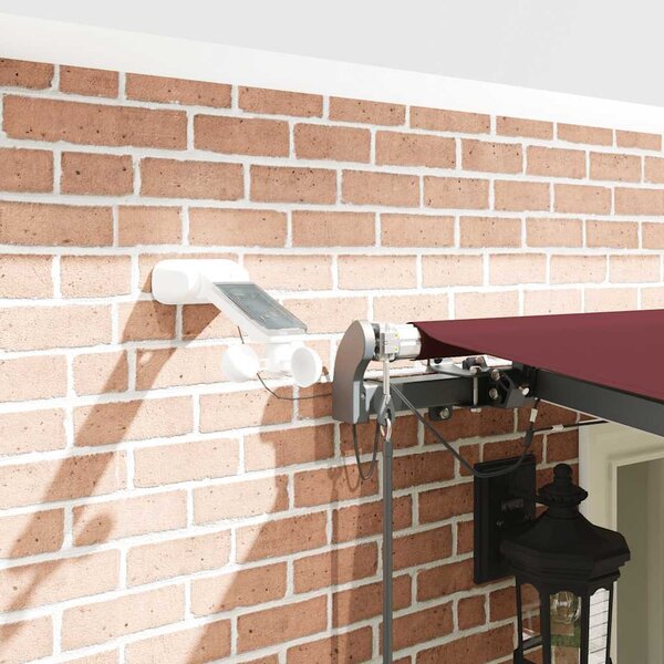 Tenda na automatsko uvlačenje s LED svjetlima bordo 600x3500 cm - Bordo / 600 x 300 cm