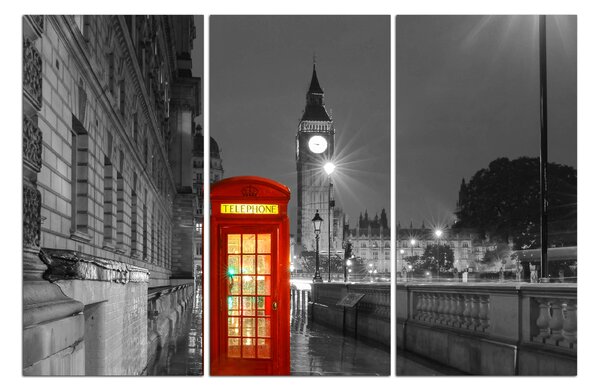 Slika na platnu - toranj Big Ben 129ČB (90x60 cm )