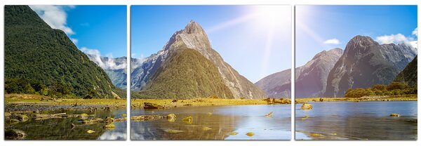 Slika na platnu - Fjordovi - panorama 538C (90x30 cm)