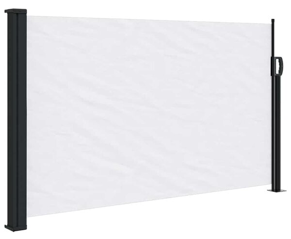 Bočna tenda na uvlačenje bijela 120 x 500 cm - Bijela / 120 x 500 cm