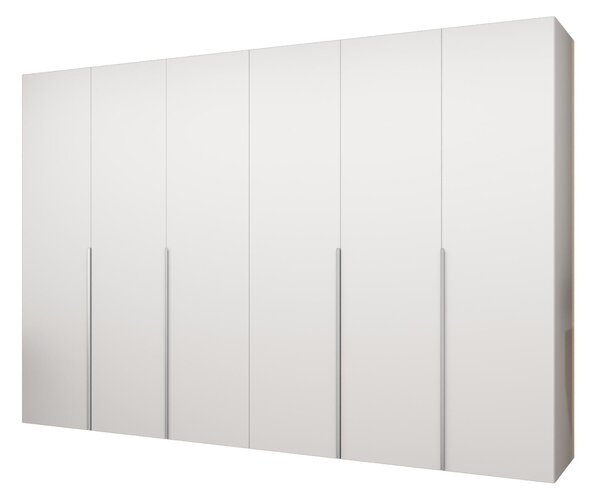 Ormar za garderobu 300 cm Alice 1 (bijela + kašmir)
