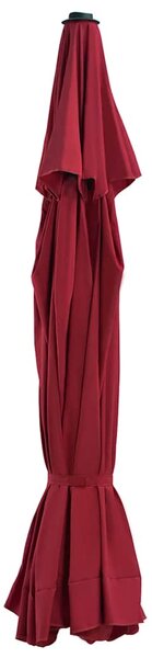 Zamjenska tkanina za vrtni suncobran 515 cm bordo - Bordo crvena / Φ 515 cm