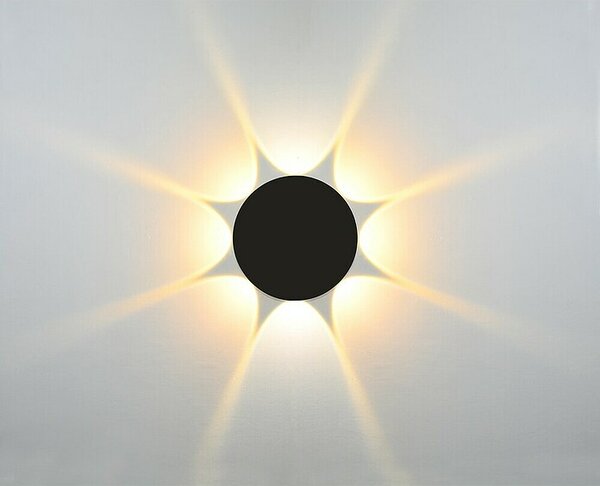 Ferotehna Vanjska zidna LED svjetiljka Kanas (8 W, 160 x 160 x 50 mm, Crna, IP54)