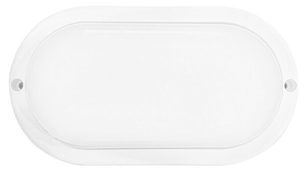 Ferotehna Vanjska zidna LED svjetiljka Rim Oval (18 W, 195 x 95 x 35 mm, Bijela, IP54)