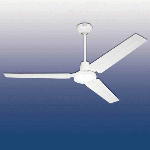 Westinghouse industrijski stropni ventilator, bijeli, tihi, Ø 142 cm, Bijela, Dnevni boravak/blagovaonica