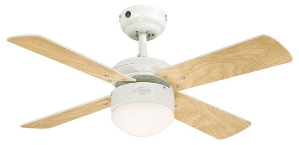 Westinghouse Stropni ventilator Colosseuma, prigušiva, Bijela, Dnevni boravak/blagovaonica, Drvo