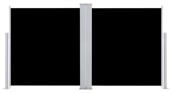 Uvlačiva bočna tenda 120 x 600 cm crna - Crna / 120 x 600 cm