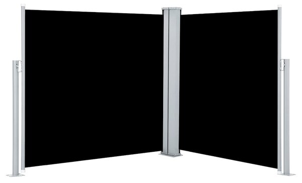 Uvlačiva bočna tenda 120 x 600 cm crna - Crna / 120 x 600 cm
