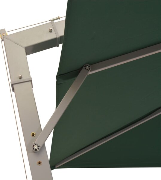 Viseći suncobran 300 x 300 cm s aluminijskim stupom zeleni - Zelena / N/A