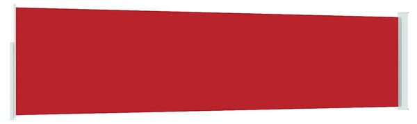 Uvlačiva bočna tenda za terasu 120 x 500 cm crvena - Crvena / 117 x 500 cm