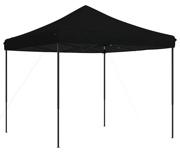 Sklopivi prigodni šator za zabave crni 292 x 292 x 315 cm - Crna / N/A