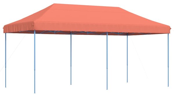 Sklopivi prigodni šator za zabave terakota 580x292x315 cm - Narančasta / N/A