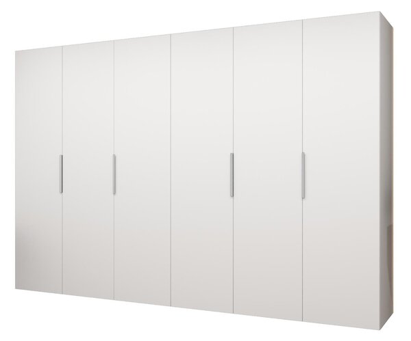 Ormar za garderobu 300 cm Mirabella 1 (bijela + kašmir)