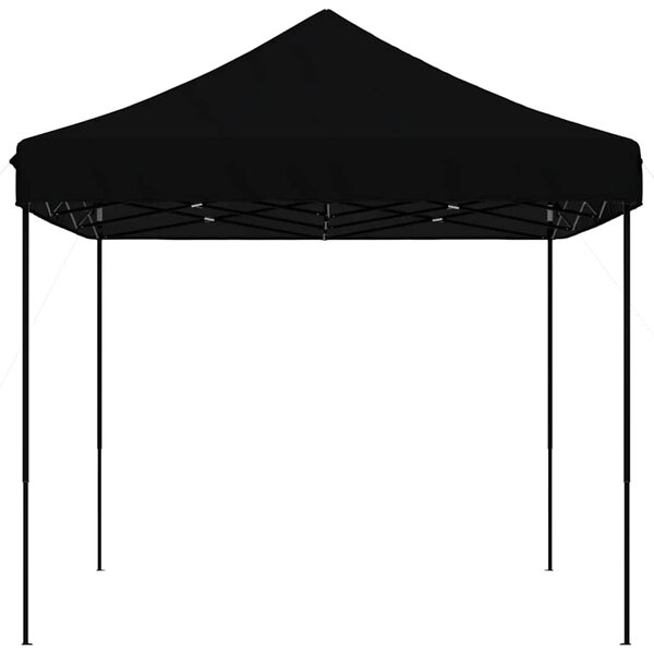 Sklopivi prigodni šator za zabave crni 410 x 279 x 315 cm - Crna / N/A
