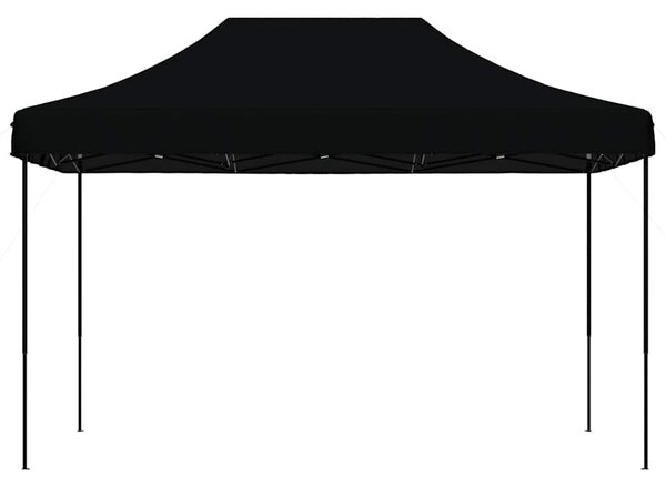 Sklopivi prigodni šator za zabave crni 410 x 279 x 315 cm - Crna / N/A
