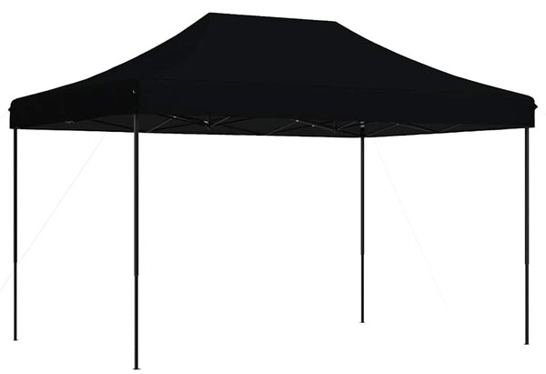 Sklopivi prigodni šator za zabave crni 410 x 279 x 315 cm - Crna / N/A