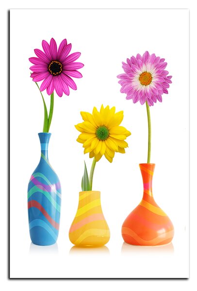 Slika na platnu - Daisy cvjetovi - pravokutnik 7991A (60x40 cm)