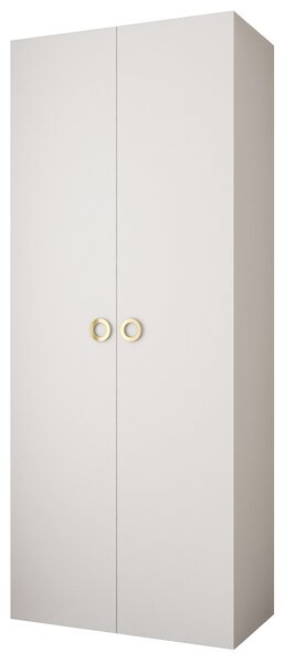 Zondo.hr Ormar za garderobu 100 cm Carmela 40-1 (bijela + zlatna). Akcija -21%. 1126502