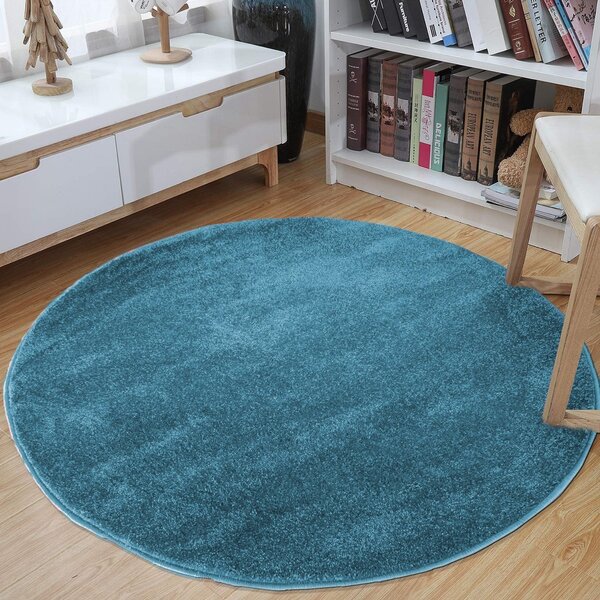 Okrugli plavi tepih Širina: 60 cm | Duljina: 60 cm