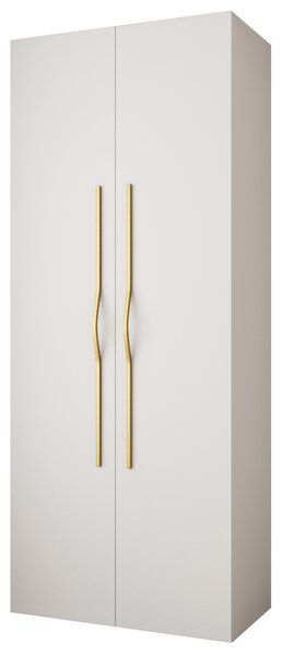 Ormar za garderobu 100 cm Carmela 40-2 (bijela + zlatna)