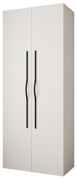 Ormar za garderobu 100 cm Carmela 50-2 (bijela + crna)