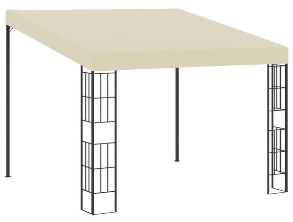 Zidna sjenica 3 x 3 m krem od tkanine - Krema / 3 x 3 m