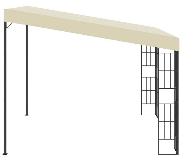 Zidna sjenica 3 x 3 m krem od tkanine - Krema / 3 x 3 m