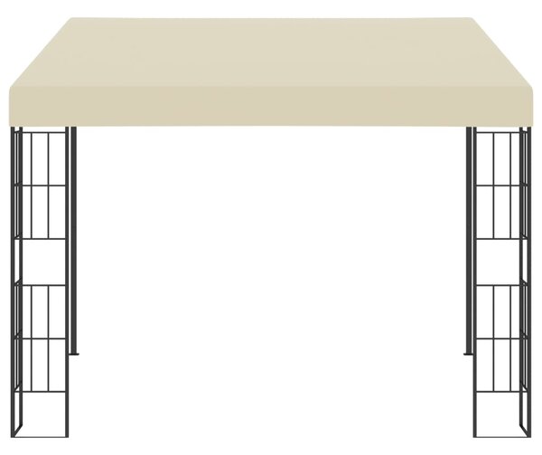 Zidna sjenica 3 x 3 m krem od tkanine - Krema / 3 x 3 m